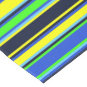 Fett blaues, Limones und gelbes Tablettentuch Tischdecke (Schrägansicht)