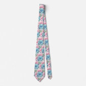 Fett Blaurosa Sukkulturen Krawatte (Vorderseite)