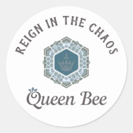 Fett Blue Regal Crown Motherhood Sticker