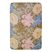 Fett Blumenmuster Wm Morris Design Badematte (Vorderseite Vertikal)