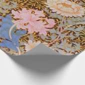 Fett Blumenmuster Wm Morris Design Geschenkpapier (Ecke)