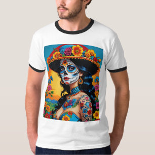 Fett Blumenzucker Schädelbeauty-Shirt T-Shirt