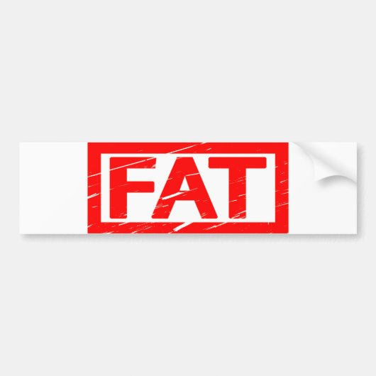 Fett-Briefmarke Autoaufkleber (Vorne)