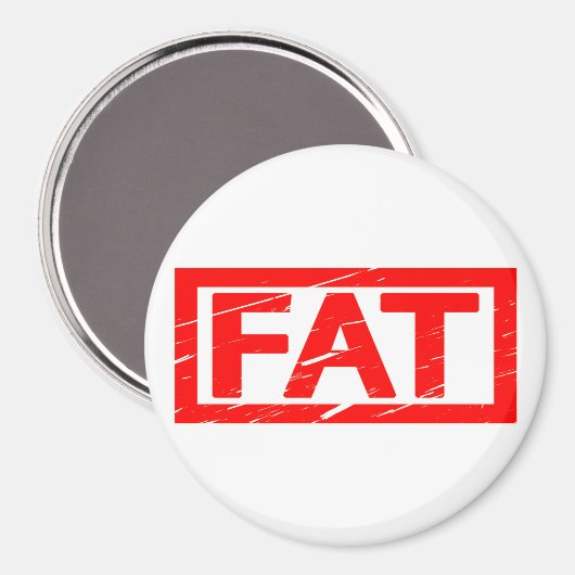 Fett-Briefmarke Magnet (Vorderseite/Rückseite)