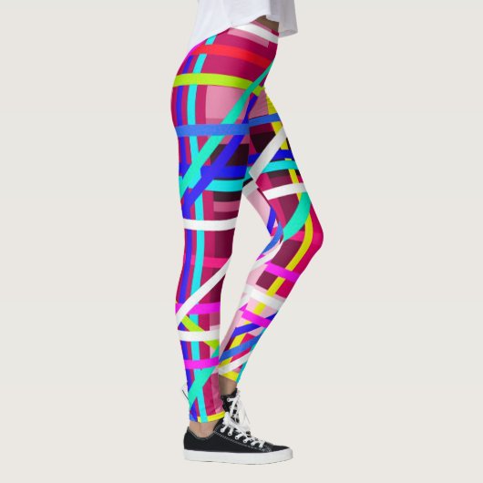 Fett bunt gestreift leggings (Rechts)