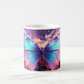 Fett-Butterfly-Design-Keramik-Tasse Kaffeetasse (Mittel)