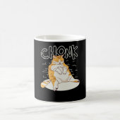 Fett Cat Chonk Scale Chonky Meme Chonker Chat Kaffeetasse (Mittel)