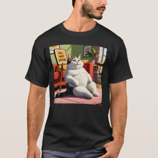 Fett Cat Funny nicht stören T-Shirt
