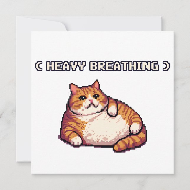 Fett-Cat-Mem-Pixelkunst (Vorderseite)