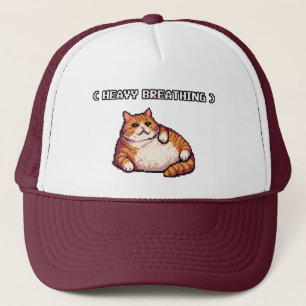 Fett-Cat-Mem-Pixelkunst Truckerkappe