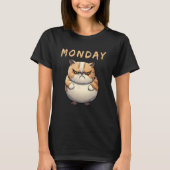 Fett-Cat-Montag T-Shirt (Vorderseite)