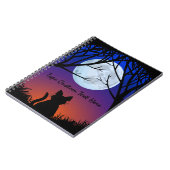 Fett-Cat-Notebook Personalisierte Niedliche Cat-No Notizblock (Linke Seite)