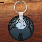 Fett Cat Schlüsselanhänger Black Cat Geschenke Hau (Vorderseite)