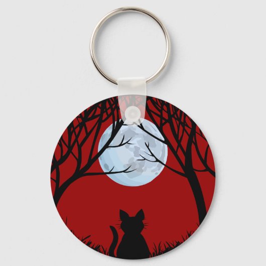 Fett Cat Schlüsselanhänger Black Cat Geschenke Hau (Vorderseite)