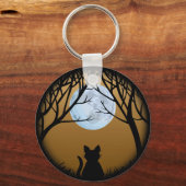 Fett Cat Schlüsselanhänger Black Cat Geschenke Hau (Vorderseite)