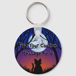 Fett Cat Schlüsselanhänger Personalisiert Cat Art