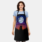 Fett Cat Schürze Cat Lover Schürze (Getragen)