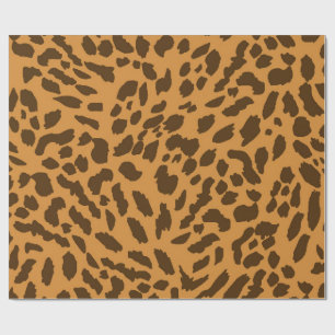 Fett Cheetah Print Wrapping Paper Geschenkpapier