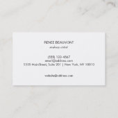 Fett Chic Moderne Sequin Gold und schwarz Streifen Visitenkarte (Rückseite)