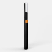 Fett Chic Orange verbanden weißen schwarzen Farbbl Case-Mate iPhone Hülle (Hinten/Rechts)