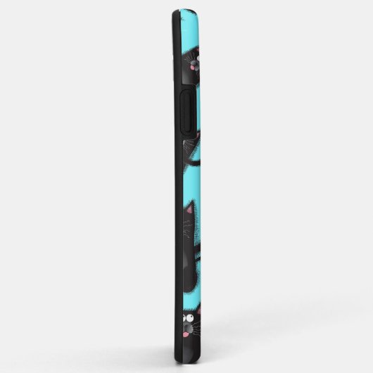 Fett chubby Black Cat Handy Gehäuse Case-Mate iPhone Hülle (Hinten/Rechts)