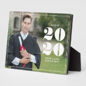 Fett "Class of 2023" Personalisierter Abschluss Fotoplatte (Seite)