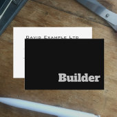 Fett & Clear Design General Builder Visitenkarte