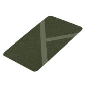 Fett diagonal Stripe Magnet - Moss Grüner Minimali (Linke Seite)