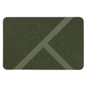 Fett diagonal Stripe Magnet - Moss Grüner Minimali (Horizontal)