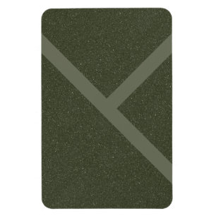 Fett diagonal Stripe Magnet - Moss Grüner Minimali