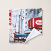 Fett Dienstag Badhandtuch Set (Waschlappen)