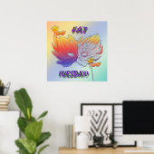 Fett Dienstag Maske Poster (Heimbüro)