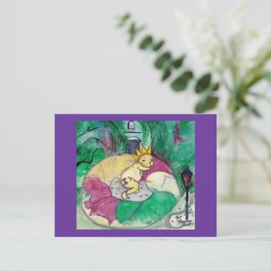 Fett Dienstag Postkarte (Stehend Vorderseite)