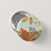 Fett-Dormaus (Glis glis) Button (Vorne & Hinten)