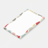 Fett-Dot-farbige Pastelzirkel Polka Dot Print Post-it Klebezettel (angewinkelt)