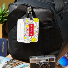Fett Edelweiss Gepäckanhänger mit Namen