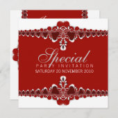 Fett & Elegant Special Einladung (Vorne/Hinten)