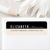 Fett-Etikett für moderne grafische Blockadressen (Insitu)