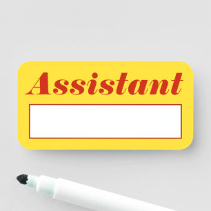 Fett, Eyecatching "Assistant Name Tag" Namensschild
