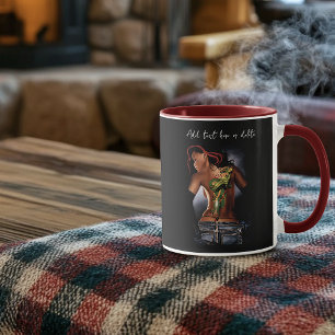Fett Fantasy Drache Tattoo Frau Tasse