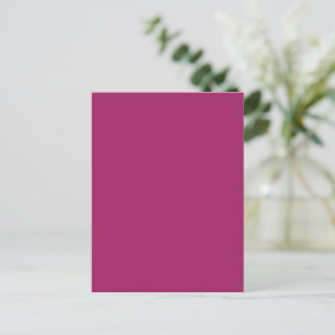 Fett Farbe Block Wedite - Magenta Ankündigungspostkarte