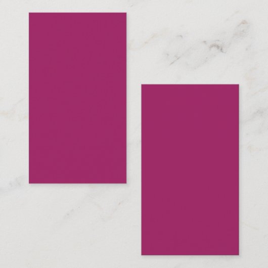 Fett Farbe Block Wedite - Magenta Begleitkarte (Vorne/Hinten)