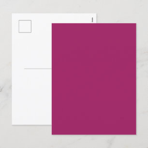 Fett Farbe Block Wedite - Magenta Feiertagspostkarte