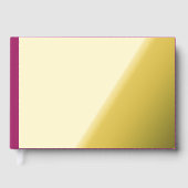 Fett Farbe Block Wedite - Magenta Gästebuch (Vorderseite)
