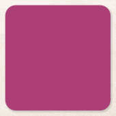 Fett Farbe Block Wedite - Magenta Rechteckiger Pappuntersetzer (Vorderseite)