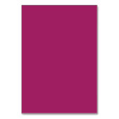 Fett Farbe Block Wedite - Magenta Tischnummer (Vorderseite)