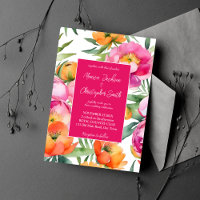 Fett Farben Rosa orangefarbene Pfingsteine Elegant