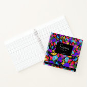Fett farbenfrohe Florals Sermon Notes Add Year & N Notizblock (Innenseite)