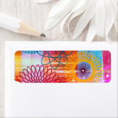 Fett farbenfrohe Funky Spirografs und Streifen (Insitu)