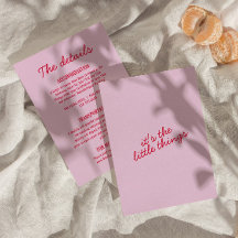 Fett farbenfrohe Retro Funky Modern Wedding Detail